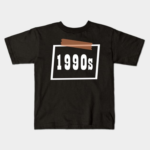 1990s t-shirt Kids T-Shirt by ARTA-ARTS-DESIGNS